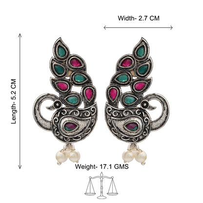 Morpankh pretty stud earrings (Multicolored)