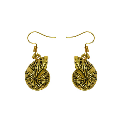 Conch Glow dangler earrings