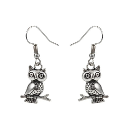 Royal Triple Bell Layered Jhumka Earring (Black) Wise Wink dangler earrings (Silver) Combo set