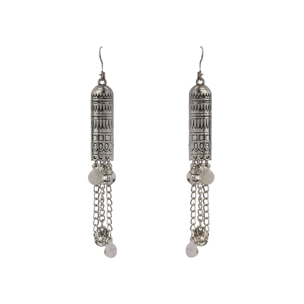 Nitya Kalika Dangler earrings (Silver)