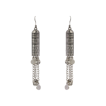 Nitya Kalika Dangler earrings (Silver)