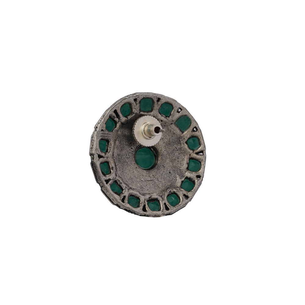 Spark stud earrings (Green)