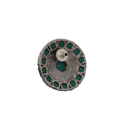 Spark stud earrings (Green)