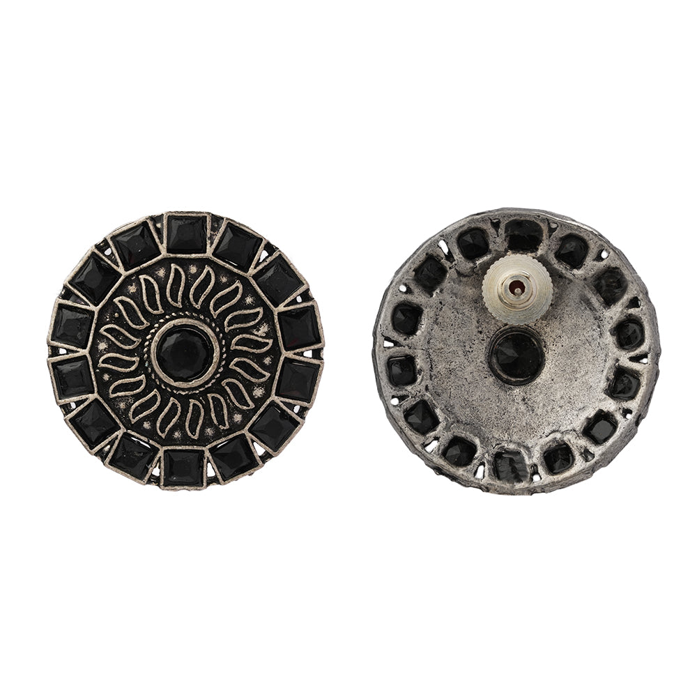 Spark stud earrings (Black)
