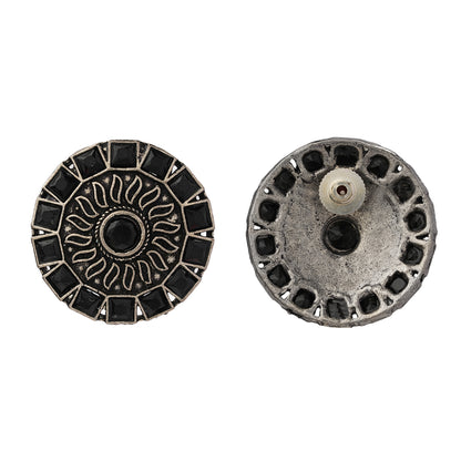 Spark stud earrings (Black)