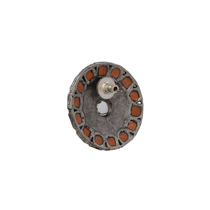 Spark stud earrings (Light Orange)