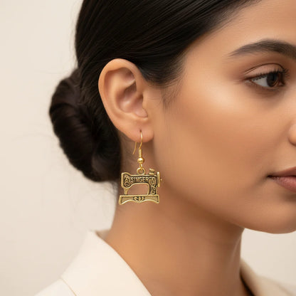 Peacock glow stone studded dangler earrings & Taylor dangler earrings Combo set