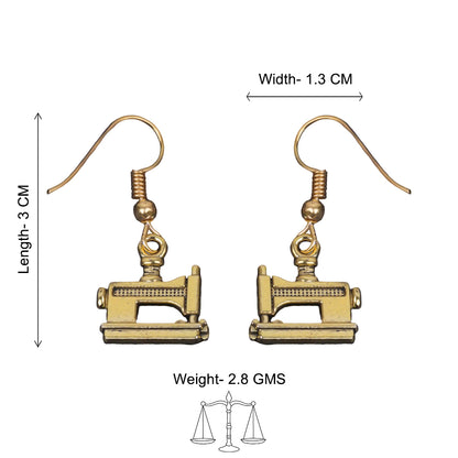 Sew-chic dangler earrings