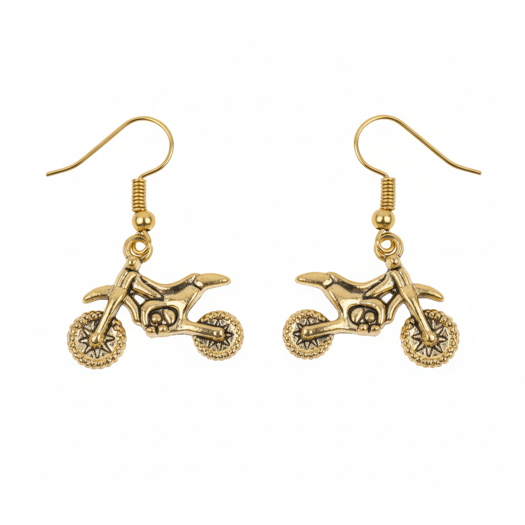 Biker Babe dangler earrings