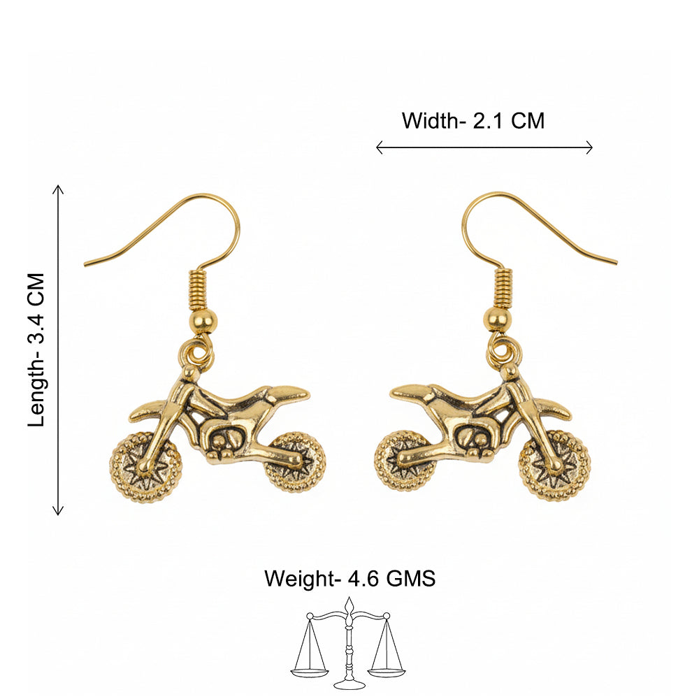 Biker Babe dangler earrings