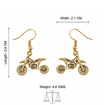 Biker Babe dangler earrings