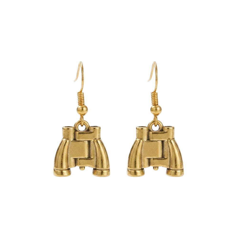 Carved Charm Dangler earrings (White) Eyeconic dangler earrings Combo set
