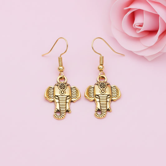 Ganpati dangler earrings