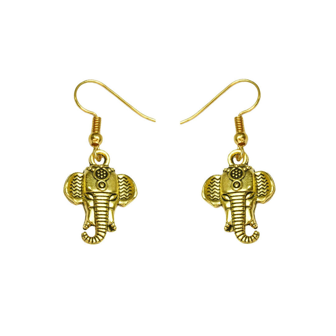 Ganpati dangler earrings
