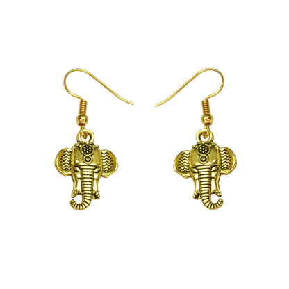 Ganpati dangler earrings