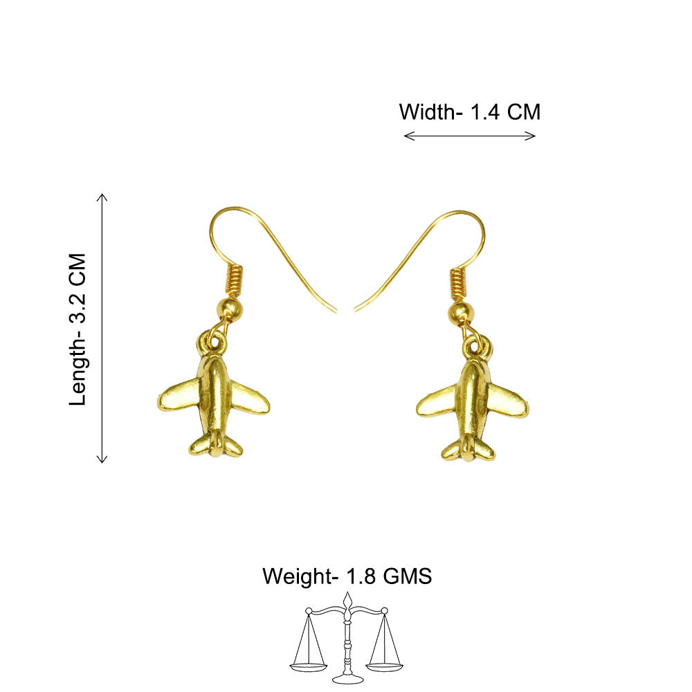 Carved Charm Dangler earrings (White) Sky High dangler earrings Combo set