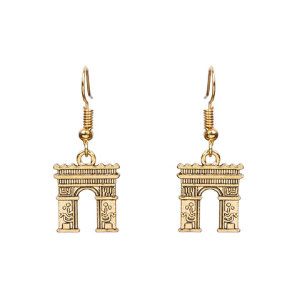Royal Triple Bell Layered Jhumka Earring (Black) Persian Glory dangler earring Combo set