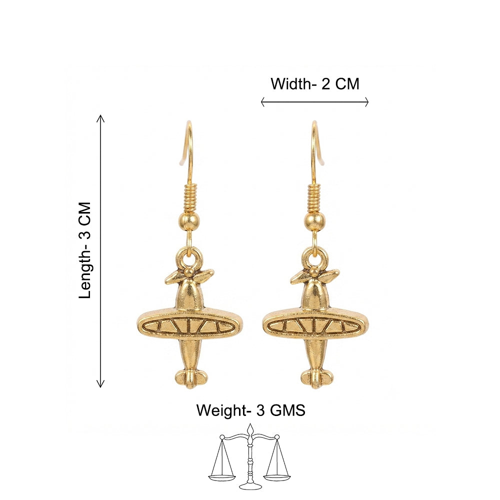 Peacock glow stone studded dangler & Cloud nine dangler Combo set