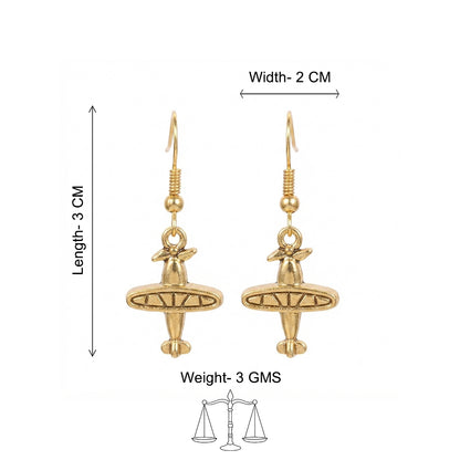 Peacock glow stone studded dangler & Cloud nine dangler Combo set