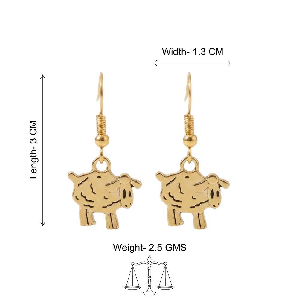 Kalash Kamal earring (Light Orange) Ba Ba dangler earrings Combo set