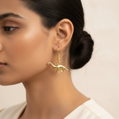 Dino dazzle dangler earrings