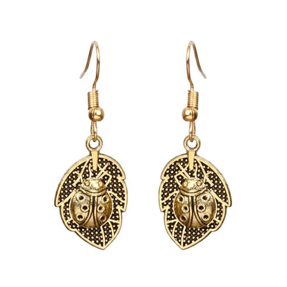 Royal Triple Bell Layered Jhumka Earring (Black) Beetle bling dangler earrings Combo set