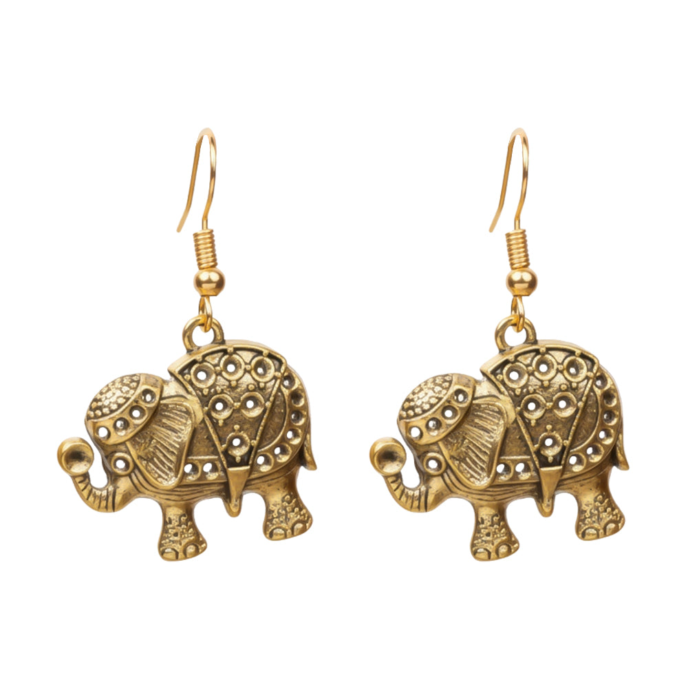 Trunk twist dangler earrings