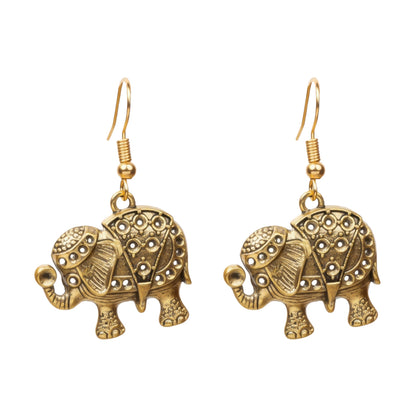Trunk twist dangler earrings