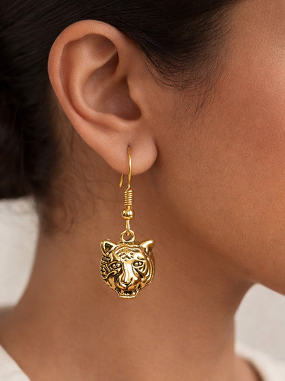 Carved Charm Dangler earrings (White) fiercely flawless dangler earrings Combo set