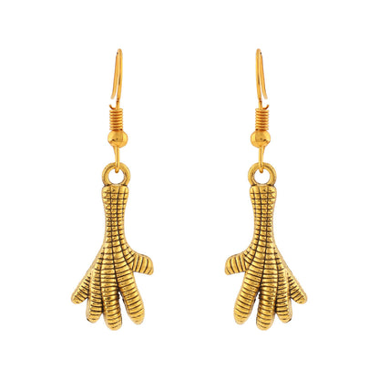 Talon twist dangler earrings