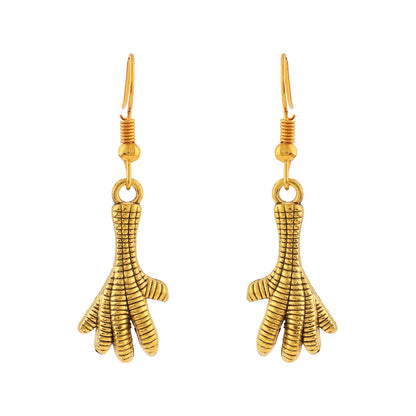 Royal Triple Bell Layered Jhumka Earring (Black) Talon twist dangler earrings Combo set
