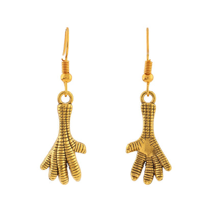 Talon twist dangler earrings
