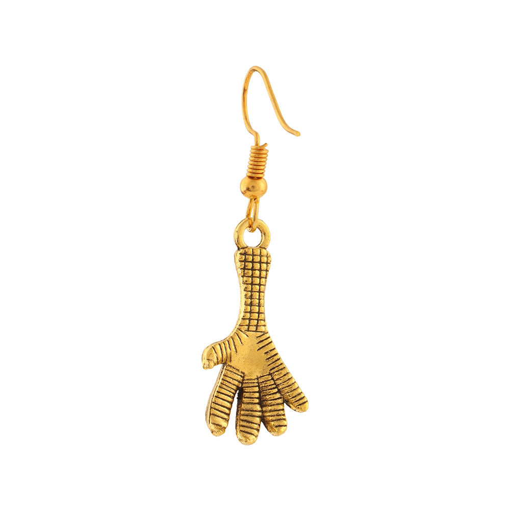 Talon twist dangler earrings