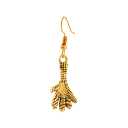 Talon twist dangler earrings