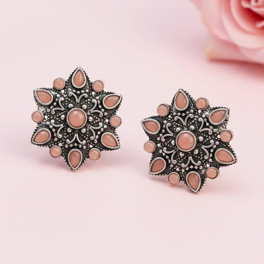 Hoot Hoot Dangler earrings (Light Orange)