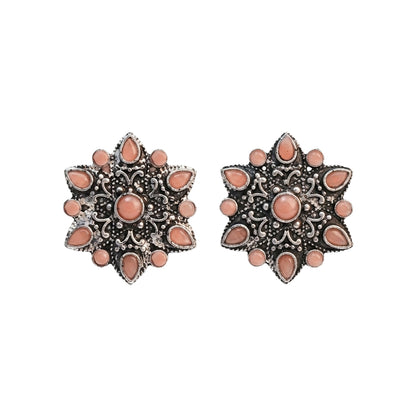 Hoot Hoot Dangler earrings (Light Orange)