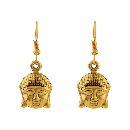 Carved Charm Dangler earrings (White) Devine aura dangler earrings Combo set