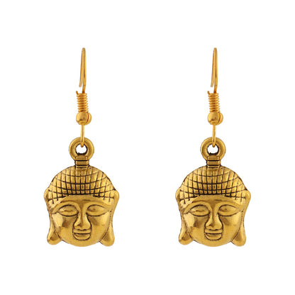 Carved Charm Dangler earrings (White) Devine aura dangler earrings Combo set