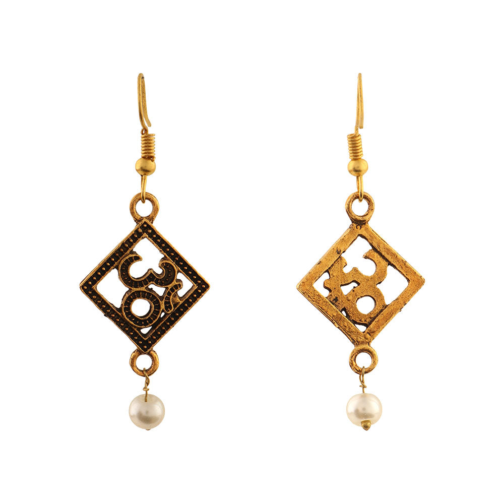 Eternal om dangler earrings