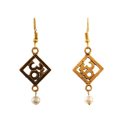 Eternal om dangler earrings