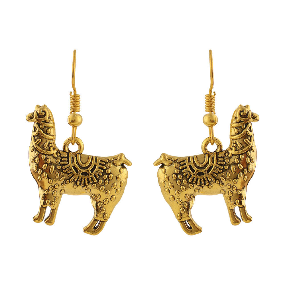 Lama Drama dangler earrings