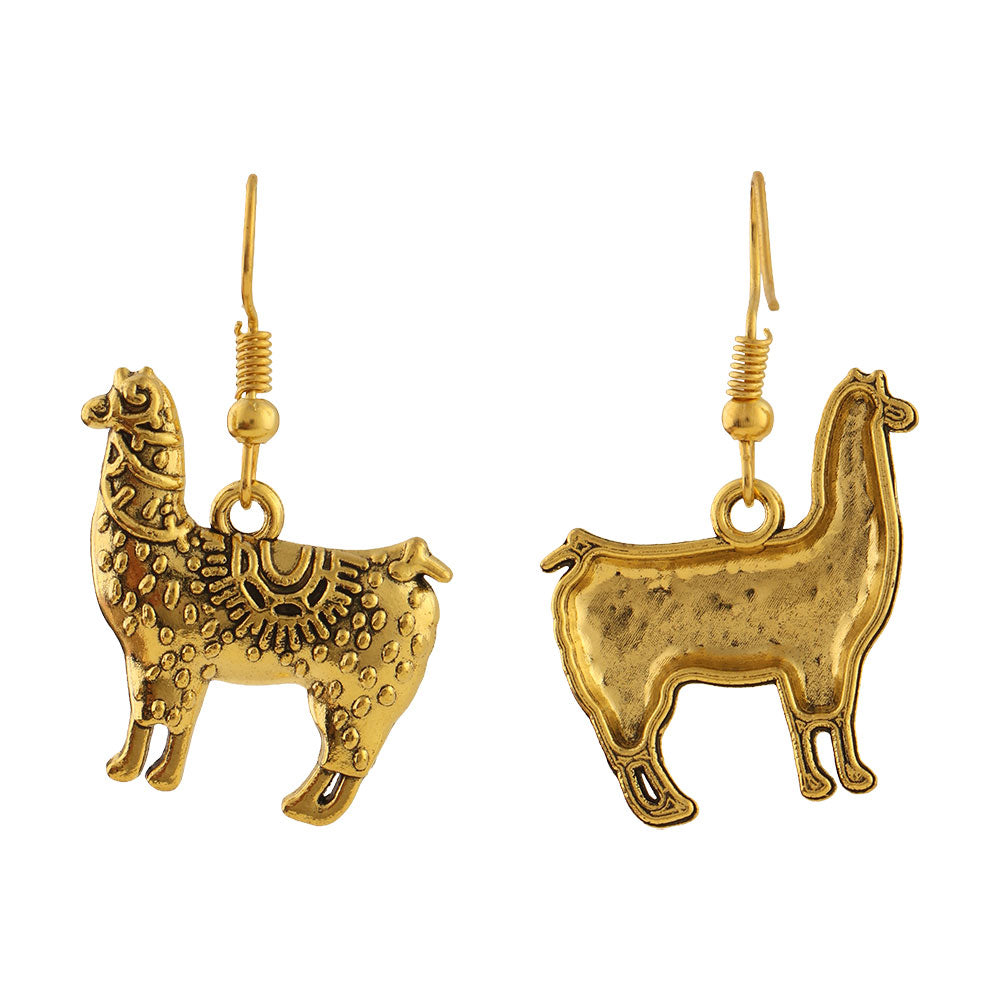 Lama Drama dangler earrings