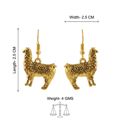 Kalash Kamal earring (Light Orange) Lama Drama dangler earrings Combo set
