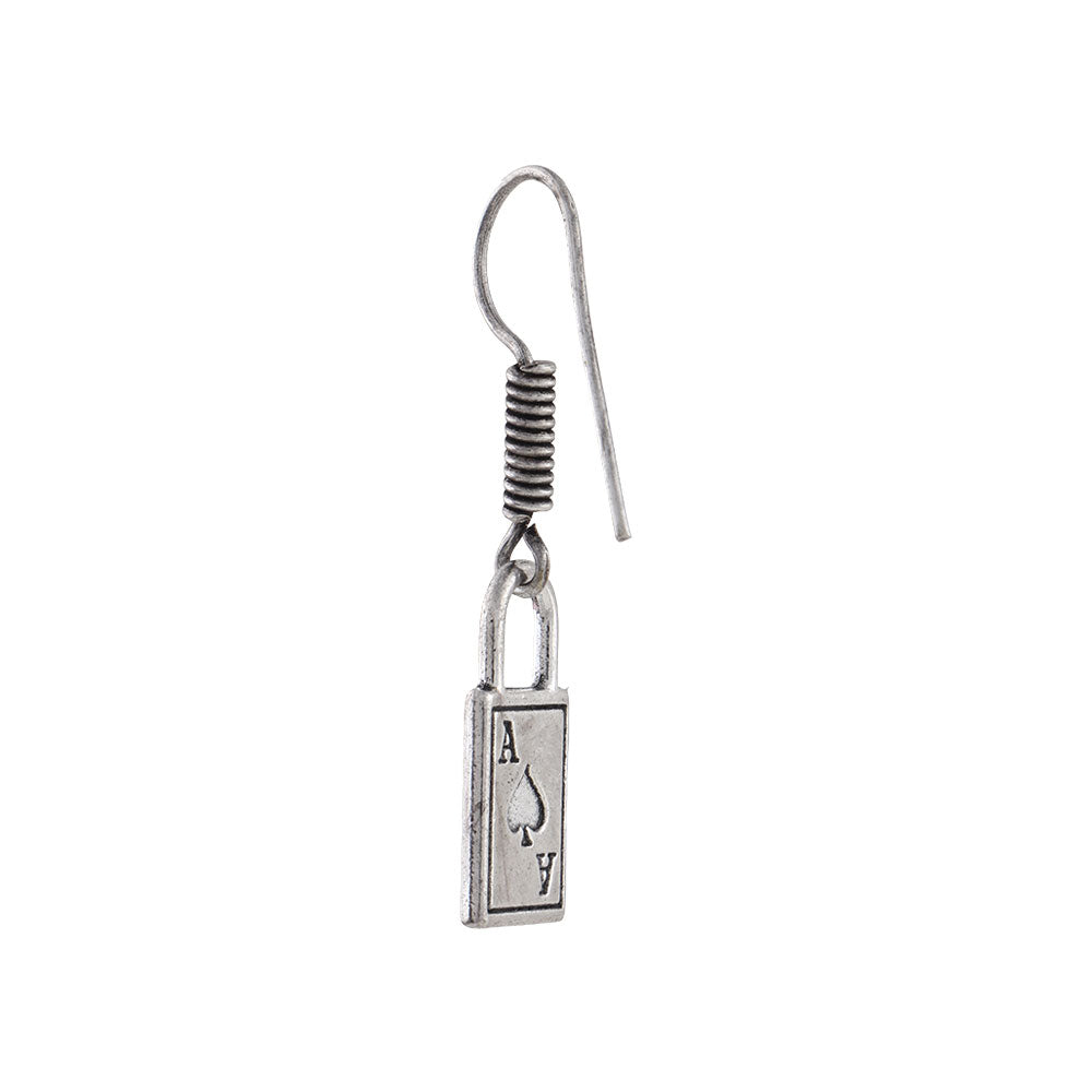 The Vault dangler earrings (Silver)