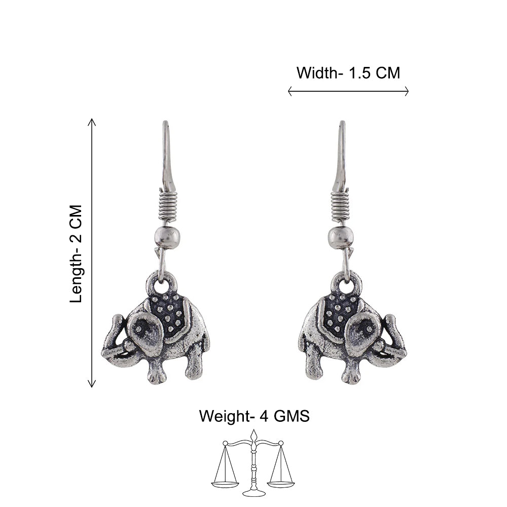 Trunk Tales dangler earrings (Silver)
