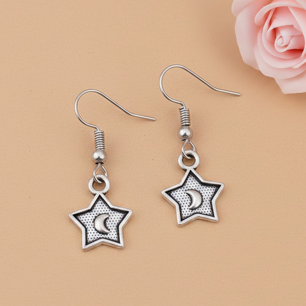 You're a star dangler earrings (Silver)