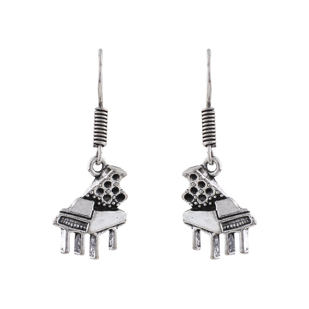 Harmony charm dangler earrings (Silver)