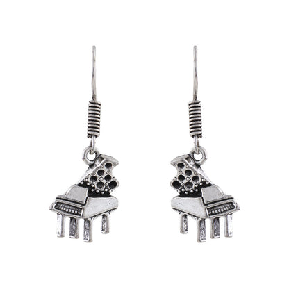 Harmony charm dangler earrings (Silver)