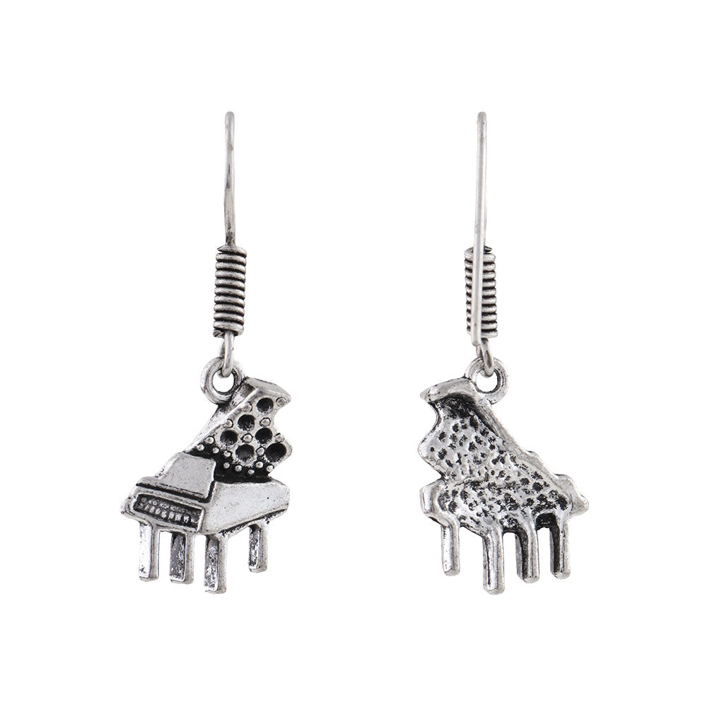 Harmony charm dangler earrings (Silver)