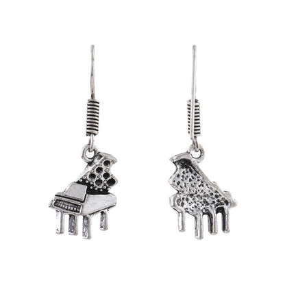 Harmony charm dangler earrings (Silver)